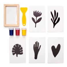 Kikkerland Make Your Own Screen Prints Activity Set