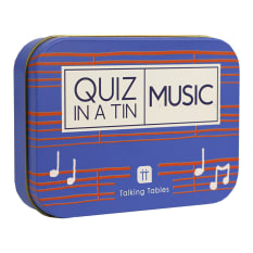Talking Tables Quiz in a Tin Music Trivia Game
