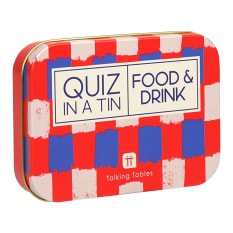 Talking Tables Quiz in a Tin Food & Drink Trivia Game