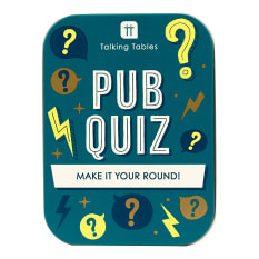 Talking Tables Fun in a Tin Pub Quiz Game