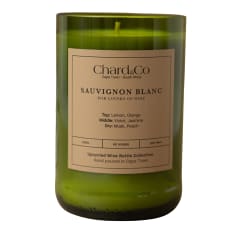 Chard & Co Sauvignon Blanc Scented Candle in Upcycled Jar, 350g