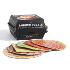 Pikkii Burger Layer Jigsaw Puzzle, 160-Piece