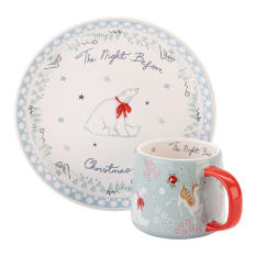 Cath Kidston Christmas Eve Mini Billie Mug & Plate Set