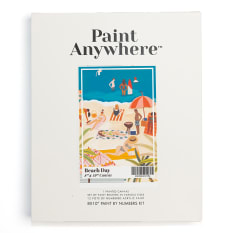 Paint Anywhere Beach Day Paint by Numbers on Stretched Canvas