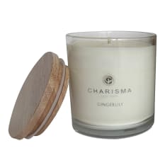 Charisma Candles Wood Top Gingerlily Luxury Soy Candle, 250ml