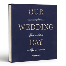 Printworks Beige Wedding Guest Book