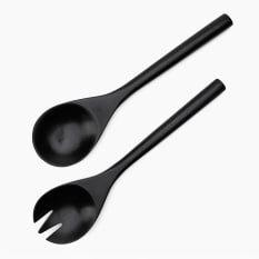 Humble & Mash Black Salad Servers, Set of 2