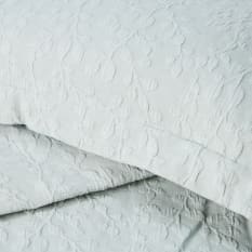 Thread Office Green Foliage Cotton Bedspread Set, 3-Piece