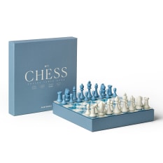 Printworks Classic Dusty Blue Chess Set