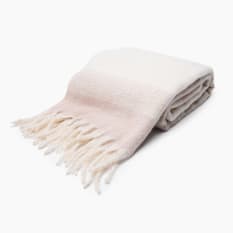 Thread Office Faux Mohair Stripe Throw, 140cm x 180cm