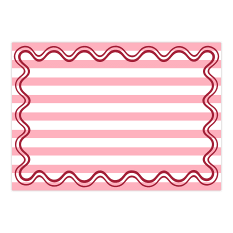 Tavola Curly Wave Biodegradable Paper Placemats, Pack of 25
