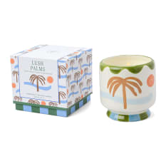 Paddywax Adopo Lush Palms Ceramic Scented Candle, 226g