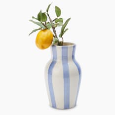 Thread Office Striped Hand Painted Vase