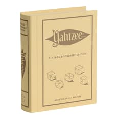 WS Games Yahtzee Vintage Bookshelf Edition