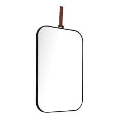 Paramount Mirrors & Prints Lexi Leather Square Mirror