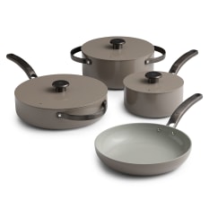 Wolstead Pebble Mineral Ceramic Non-Stick Cookware, Set of 4