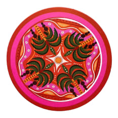 NapKin Cole Arabian Palm Biodegradable Paperboard Drinks Coasters, Set of 12