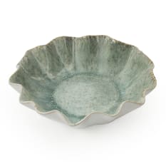 Humble & Mash Scalloped Coastal Speckled Bowl, 35cm