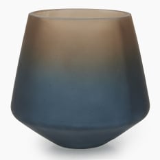 Thread Office Blue Ombre Soda Votive Candle Holder