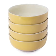 Jamie Oliver Big Love Stoneware Brilliant Bowls, Set of 4