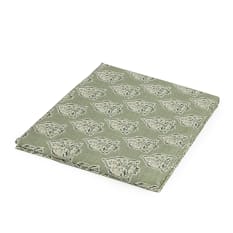 Humble & Mash Barx Olive Tablecloth, 150cm x 275cm