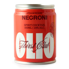 Olio Cocktails Strawberry Negroni, Pack of 4