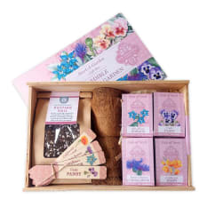 Sow Delicious Start-A-Garden Edible Flower Garden Gift Box