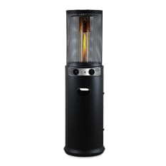 Alva Outdoor Patio Heater with Glass Flame Tube