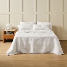 Linen House Marceau White Coverlet Set