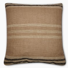 Thread Office Woven Provincial Stripe Scatter Cushion with Feather Blend Inner, 60cm x 60cm