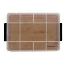 Farberware SnackleBox 11-Compartment Bamboo Box & Board