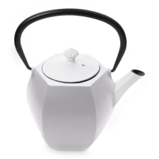 Regent Nambu Tekki White Japanese Teapot, 800ml