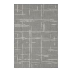 Rugs Original Linen Grey Flat Woven Outdoor Area Rug, 160cm x 230cm