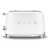 Smeg Retro 2 Slice Toaster - Matt White 