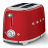 Smeg Retro 2-Slice Toaster 950W Red