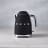 Smeg Retro Kettle, 1.7L - Matt Black lifestyle front view 