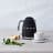 Smeg Retro Kettle, 1.7L - Matt Black lifestyle front view 