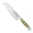 Gude Alpha Olive Santoku Knife, 18cm