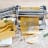 Imperia Italian SP150 Double Cutter Pasta Machine, with pasta