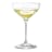 Spiegelau Lead-Free Crystal Champagne Saucer Glasses, Set of 4 angle with champagne
