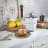 Smeg Retro Citrus Juicer - Matt White on the kitchen counter