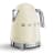 Smeg Retro Variable Temperature Cordless Kettle, 1.7L Cream