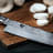 Detail image of Shun Premier Hammered Santoku Knife, 18cm