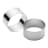 KitchenCraft Stainless Steel Cooking/Stack Rings, Set of 2, 7cm x 3.5cm