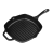 Victoria Seasoned Cast Iron Grill Pan with Helper Handle, 26cm