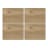 Creative Tops Naturals Rectangular Oak Veneer Placemats, Set of 4 angle