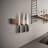 Lifestyle image of Wusthof Walnut Magnetic Knife Holder