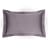 Linen Drawer Graphite 400 Thread Count Egyptian Cotton Satin Stitch Pillowcases, Set of 2 - Standard