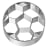 Pack Shot image of Birkmann Stainless Steel Football Cookie Cutter, 6.5cm