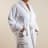 Lifestyle image of Club Classique White Unisex Fleece Bathrobe